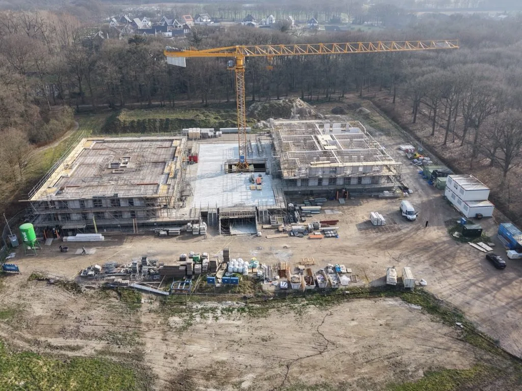 Kalkzandsteen lijmwerk Nieuwkuik — Hendriks Nieuwkuik — 54 appartementen, uitvoering 2