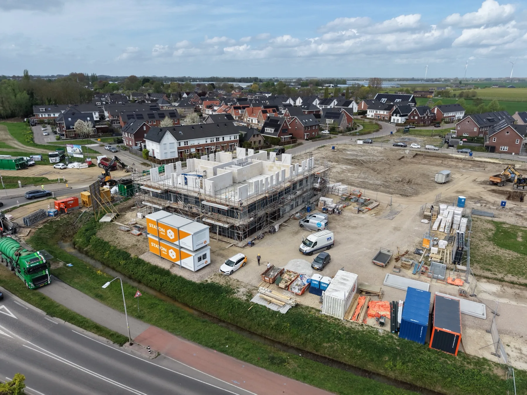 Kalkzandsteen lijmwerk — Staton Bouw, uitvoering 2